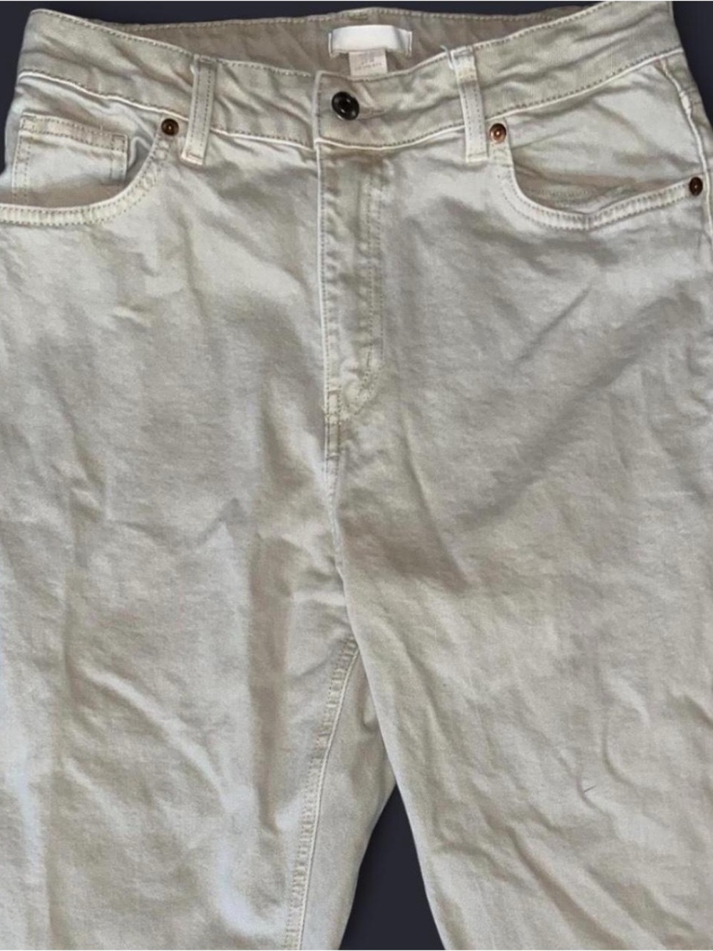 Tan Straight Leg Pants